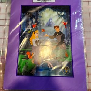 Vintage Disney Sleeping Beauty Lithograph